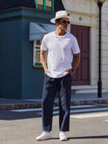 Casual Elastic Waist Linen Blend Pants (US Only) Pants coofandy 
