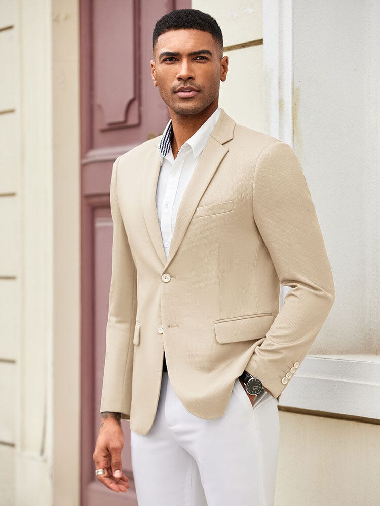 Giacca blazer testurizzata slim fit (solo USA)