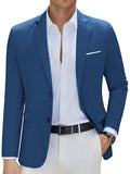 Slim Fit Business Casual Blazer (US Only) Blazer coofandy Navy Blue S 