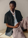 Vacation Casual Hidden Placket Linen Blend Shirt