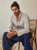 Casual Linen Blend Shirt Shirts coofandystore 