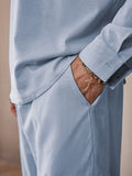 Casual Linen Blend Shirt Set Sets coofandystore 