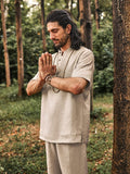 Eco-friendly 100% Linen Shirt Set Sets coofandystore 