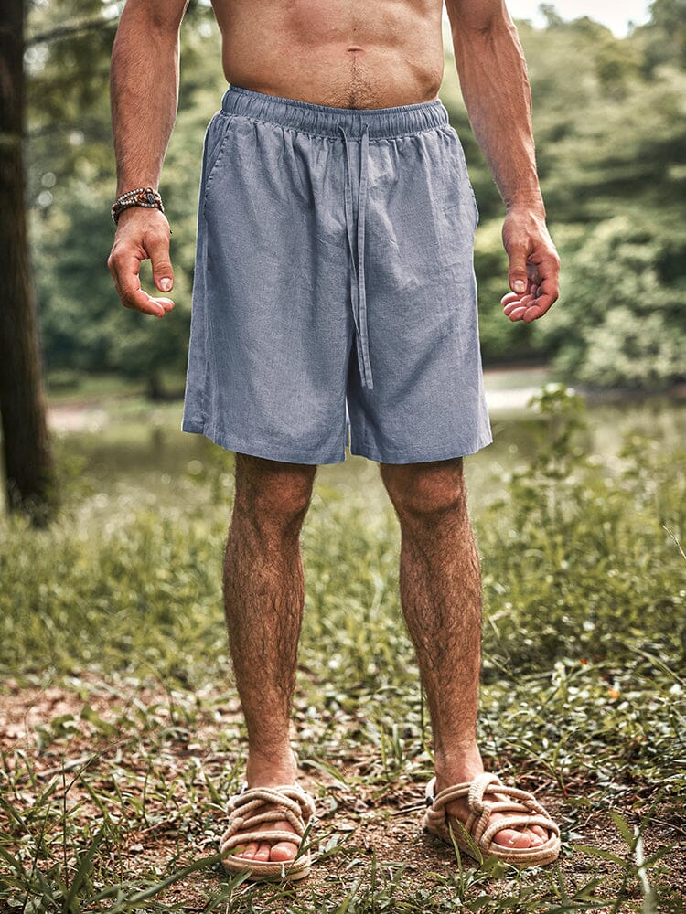 Umweltfreundliche Shorts aus 100 % Leinen