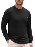 Regular Fit Crewneck Long Sleeve Pocket T-Shirt (US Only)