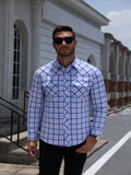 Western Plaid Long Sleeve Cowboy Shirt (US Only)