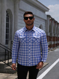 Western Plaid Long Sleeve Cowboy Shirt (US Only)
