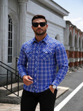 Western Plaid Long Sleeve Cowboy Shirt (US Only)