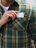 Sherpa Lined Flannel Plaid Shirt Jacket (US Only)