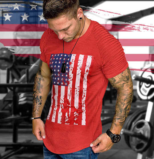 COOFANDY American Flag T-Shirt Review: Is It Gym-Ready? 🤔 - TeeJay Reviews Amz