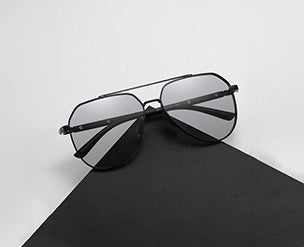 Fashion Round Cross Bar Polarized Sunglasses