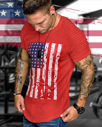 COOFANDY American Flag T-Shirt Review: Is It Gym-Ready? 🤔 - TeeJay Reviews Amz