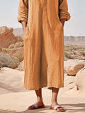 Classic Loose 100% Cotton Robe Shirt Shirts coofandy 