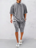 Casual Eco-friendly Sport Sets Sports Set coofandy Light Grey M 