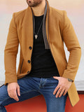 Stylish Single Breasted Tweed Coat Coat coofandy 
