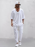 Casual Trendy 2-Piece T-shirt Set Sets coofandy 