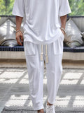 Casual Trendy 2-Piece T-shirt Set Sets coofandy 