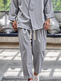 Leisure Soft Shirt Pants Set Sets coofandy 