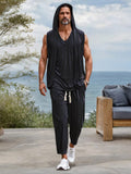 Stylish Tracksuit 3-Piece Outfits Sets coofandy Black M 