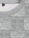 Casual Plaid Knit T-shirt Set Sets coofandy 