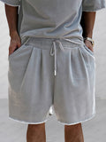 Casual 100% Cotton Word Printed Tracksuit Set Sets coofandy 