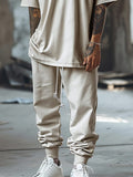 Soft Stretch T-shirt Jogger Pants Set Sets coofandy 