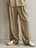 Premium Soft Linen Blend Shirt Set Sets coofandy 