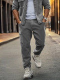 Urban Cargo Jacket Pants Set Sets coofandy 