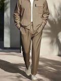 Cargo Style Jacket Pants Set Sets coofandy 