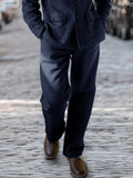 Utility Pockets Jacket Pants Set Sets coofandy 