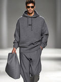Quiet Luxury Hooded 2-Piece Set Sets coofandy 