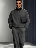 Urban Luxe Jacket Pants Set Sets coofandy 