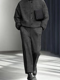 Urban Luxe Jacket Pants Set Sets coofandy 