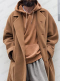 Urban Casual Tweed Coat Coat coofandy 