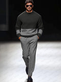 Elegance Colorblock 2-Piece Set Sets coofandy Grey M 