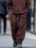 Athleisure Streetwear Denim 2-Piece Matching Set Sets coofandy 