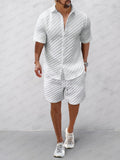 Casual Versatile Textured 2-Piece Set
