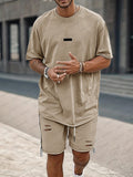 Athleisure Loose Fit T-Shirt Shorts Set