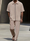 All-Day Comfort Textured Casual Set