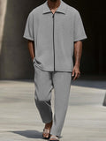 All-Day Comfort Textured Casual Set