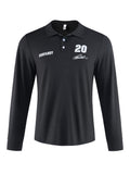 COOFANDY × JGR BELL Signature Print Polo Shirt