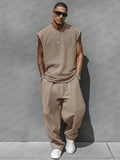 Relaxed Style Tank Top Balloon Pants Set
