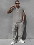Relaxed Style Tank Top Balloon Pants Set