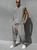 Relaxed Style Tank Top Balloon Pants Set