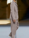 Modern Smart Casual Thin Suit Set