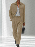 Modern Fashion Thin Jacket Pants Set