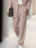 Effortless Relaxed Fit Suit Set