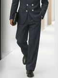 Elegant Tailored Double Breasted Thin Suit Set