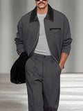 Vintage Style Jacket Pants Set