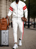Casual Sporty Stripe 2-Piece Set